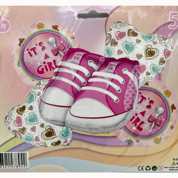 Shoes Foil Set for Baby Girl