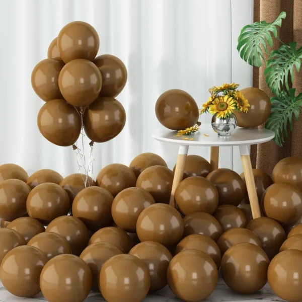 Olive Brown Balloons