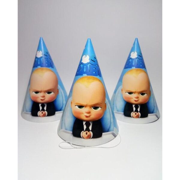 Baby Boss Theme Birthday Caps