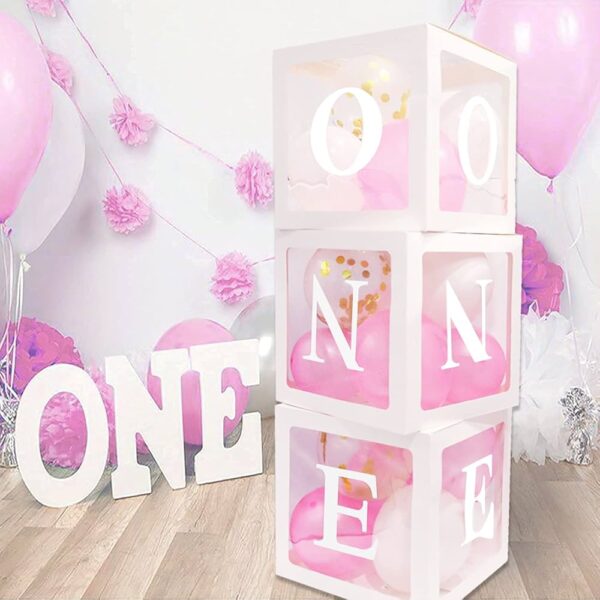 One Boxes For First Birthday Decor